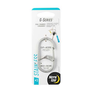 ナイトアイズ(NITE IZE) G カラビナー #3 ステンレスシルバー