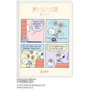 【2026年1月始まり】　アートプリントジャパン（A.P.J.）　ピーナッツ　B6　ウィークリーブロック　W502　コミック　月曜始まり