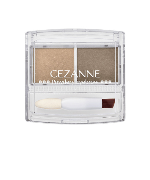 セザンヌ（CEZANNE）　パウダリーアイブロウ　P2　ナチュラルブラウン