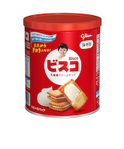 グリコ　ビスコ　保存缶　30枚入り