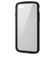【iPhoneSE（第3世代／第2世代）／8／7】　エレコム（ELECOM）　TOUGH　SLIM　LITE　フレームカラー　PM-A22STSLFCBK　ブラ