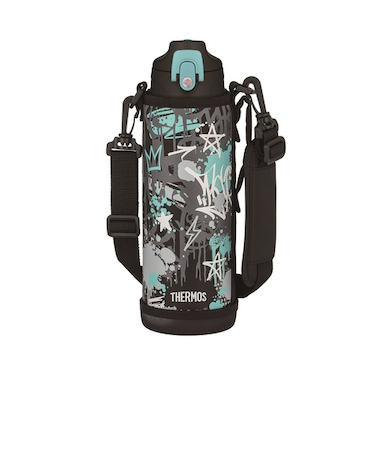 サーモス（THERMOS）　真空断熱2ウェイボトル　1000mL　FJJ-1001WF　ブラックアクア
