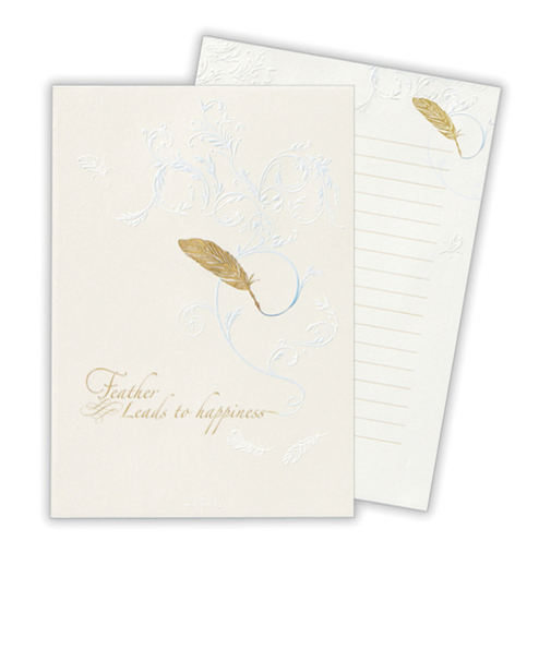 ホールマーク（Hallmark）　レターパッド　プレミアムレター　818845　フェザーペン2