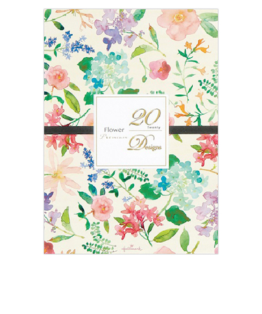ホールマーク（Hallmark）　レターパッド　20デザインズ　818890　20Dフラワー2
