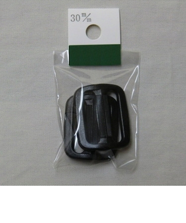 ニフコ（Nifco）　プラスチックパーツ　調節アジャスター　T－30　30mm　黒　2個入