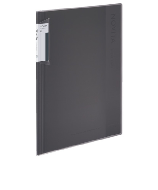 コクヨ（KOKUYO）　クリヤーブック　ノビータ　固定式　A4　20枚　ラ－NV20D　黒