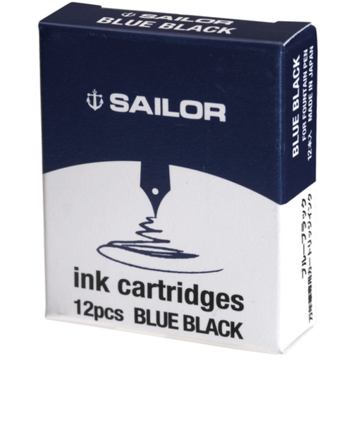 セーラー万年筆（SAILOR）　カートリッジインク　ジェントルインク　ブルーブラック　12本入