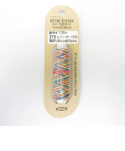 HEMPTWINE コード 細 375 レインボー