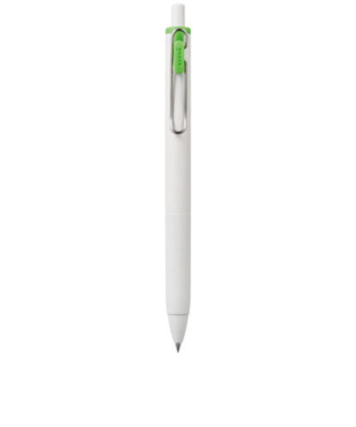 三菱鉛筆　ユニボール　ワン（uni－ball　one）　0.38mm　UMNS38.5　ライムグリーン