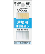 クロバー　ぬい針　絆　薄地用普通針5　18－035