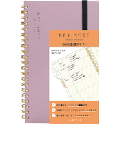 ラボクリップ（LABCLIP）　ミーツプランナー　キーノート　A5スリム　MTNT02-MP　モーヴピンク