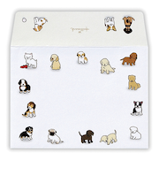 ホールマーク（Hallmark）　ひとことふたこと封筒　818524　ちび犬6