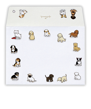 ホールマーク（Hallmark）　ひとことふたこと封筒　818524　ちび犬6