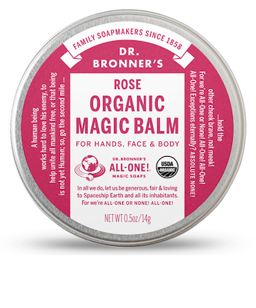 ドクターブロナー（DR.BRONNER’S）　オーガニックバーム　ローズ　14g