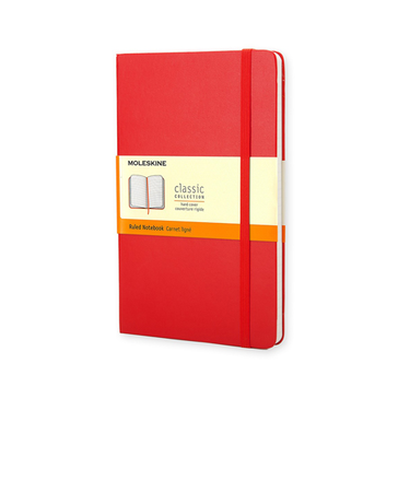 モレスキン（MOLESKINE）　クラシックノートブック　ハードカバー　横罫　ラージサイズ　404360　レッド