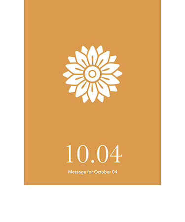 草紙堂　花結びメッセージカード　10月4日