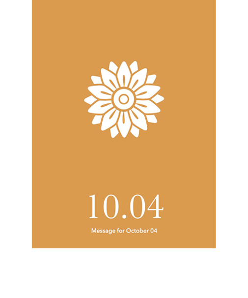 草紙堂　花結びメッセージカード　10月4日