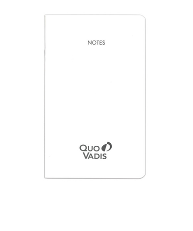 クオバディス（QUO　VADIS）　ダイアリー横罫ノートセット　10×15cm　5冊パック　ホワイト