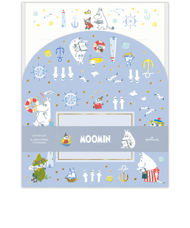 ホールマーク（Hallmark）　レターセット　ムーミン　843403　AD　ブルー