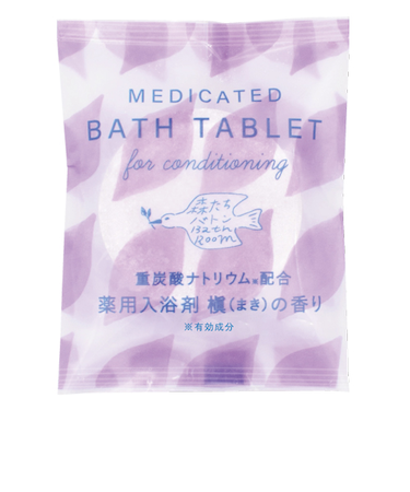 チャーリー　森たちバトン　バスタブレット　槇の香り　40g