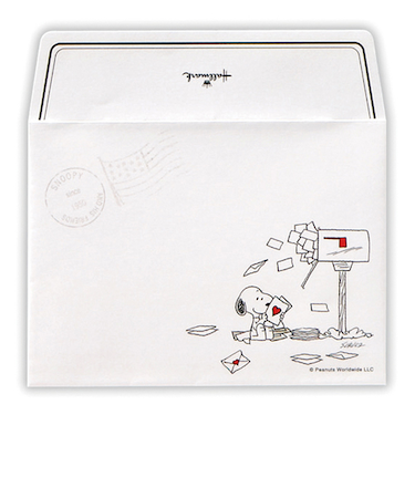 ホールマーク（Hallmark）　ひとことふたこと封筒　スヌーピー　818494　ポストと手紙3