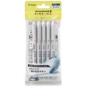 パイロット（PILOT）　蛍光ペン　キレーナ（KIRE-NA）5色セット　SKIW15C2　02ペール