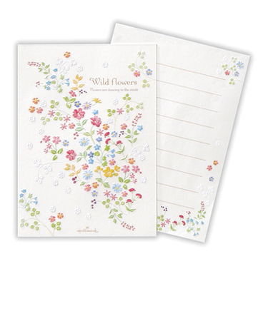 ホールマーク（Hallmark）　ひとことふたこと箋　818623　ワイルドフラワー3