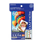 コクヨ（KOKUYO）　インクジェットプリンタ用紙　高光沢　Lサイズ　60枚　KJ－D12L－60