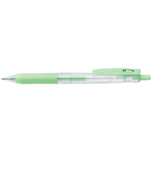 ゼブラ（ZEBRA）　サラサクリップ　0.5mm　JJ15　ミルクグリーン