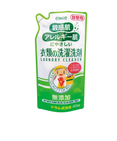 エルミー　敏感肌アレルギー肌用　衣類洗剤　詰替用　450ml