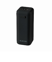 エレコム（ELECOM）　乾電池式モバイルバッテリー（A×1）　DE-KD01BK　ブラック