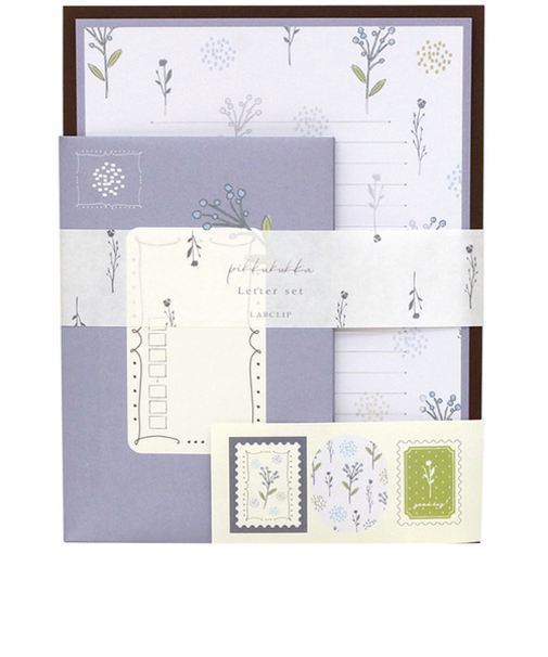 ラボクリップ（LABCLIP）　ピッククッカ　レターセット　パープル