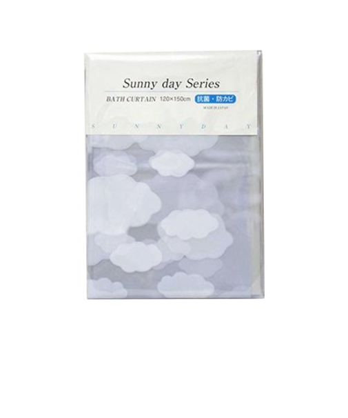 MTK　サニーデイバスカーテン　半透明　丈150cm