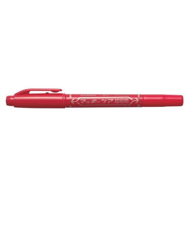 ゼブラ（ZEBRA）　マッキーケア超極細　YYTH3‐R　赤