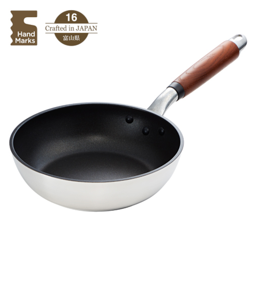 ハンズオリジナル　Hand　Marks　再生アルミでつくったフライパン　20cm