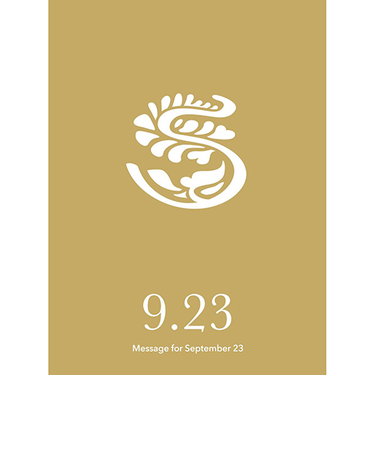 草紙堂　花結びメッセージカード　9月23日