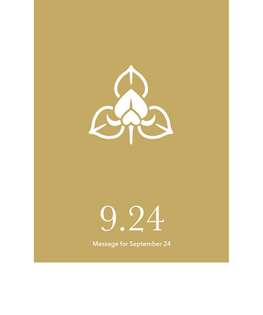 草紙堂　花結びメッセージカード　9月24日