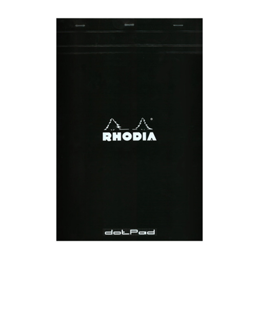 ロディア（RHODIA）　ドットパッド　No.19　ドット方眼　ｃｆ19559　ブラック