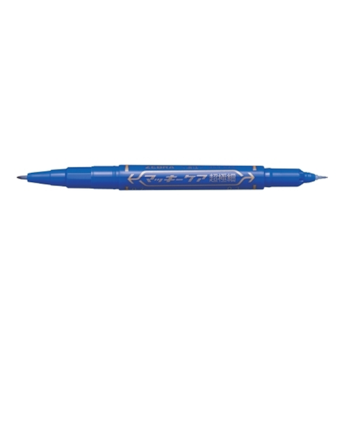 ゼブラ　マッキーケア超極細　YYTH3‐BL　青