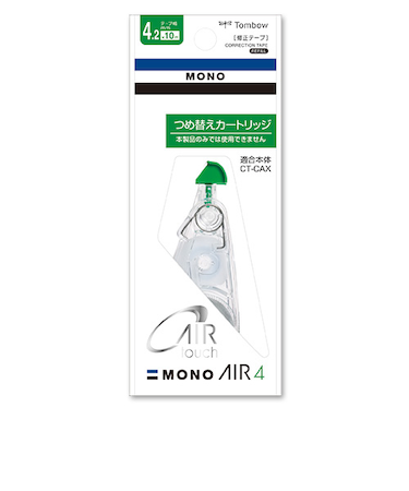 トンボ鉛筆（Tombow）　モノエアー　詰め替えタイプ　カートリッジ　CT－CAR4　4.2mm
