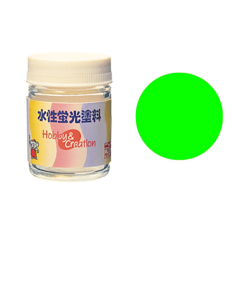 ニッペ　水性エナメルミニ蛍光　グリーン