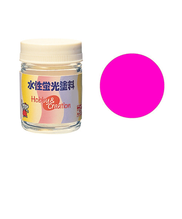 ニッペ　水性エナメルミニ蛍光　ピンク