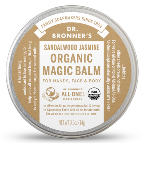 ドクターブロナー（DR.BRONNER’S）　オーガニックバーム　サンダルウッド＆ジャスミン　14g