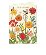 カバリーニ（CAVALLINI）　グリーティングカード　フラワーガーデン