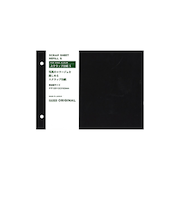 ハンズオリジナル リングアルバム スクラップ台紙 S ブラック