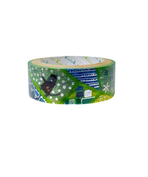 シール堂　宮沢賢治幻燈館　きらぴかマスキングテープ　ks－dt－10162　雨ニモマケズ2