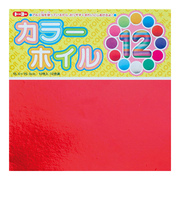 トーヨー　カラーホイルおりがみ　15cm　008001　12枚入