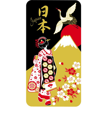 フロンティア　Jステッカー　SL－236　舞妓と富士山