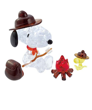 ビバリー　クリスタルパズル　PEANUT　スヌーピー　キャンプ　43ピース