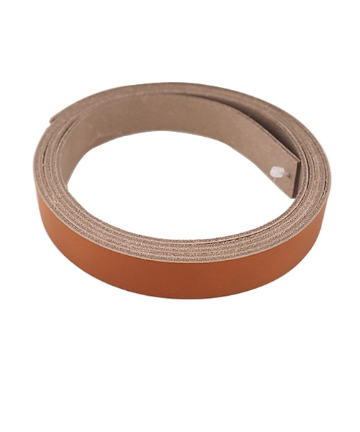 中西　牛オイル革ひも　20mm巾×180cm　茶